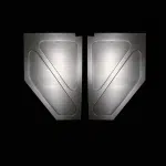 Bead Rolled Kick Panels - 47-54 GMC Chevy Truck