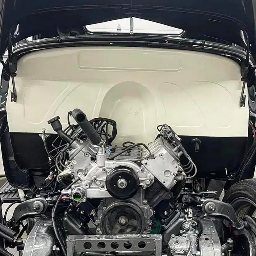47 54 Bead Rolled Firewall Installed