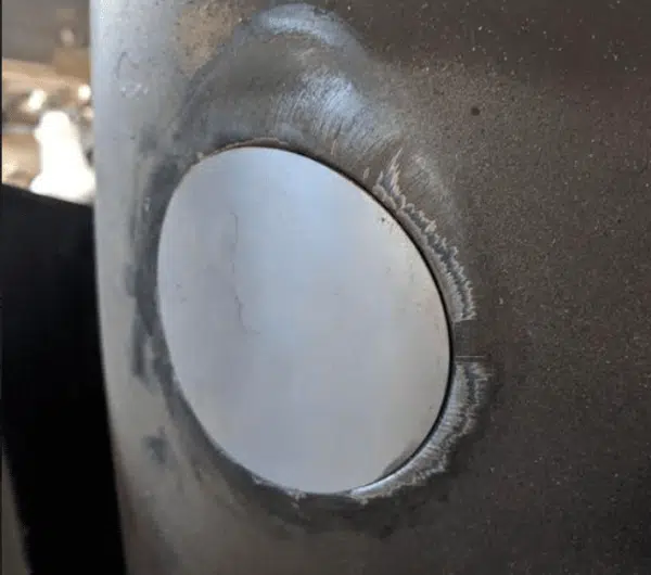 Gas filler delete for 47-54 GMC Chevy truck, formed 16 gauge steel