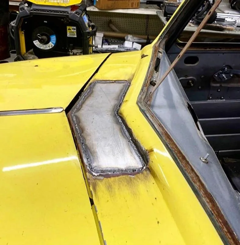 Weld-in cowl vent delete panel for 47-53 GMC Chevy truck
