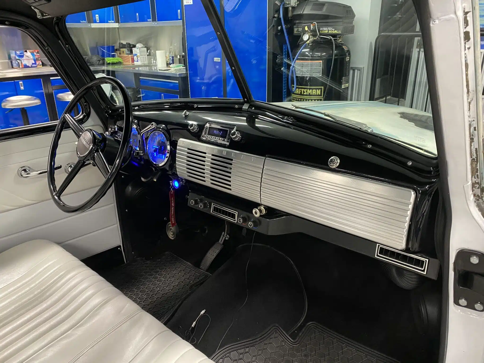 CNC milled 6061 billet dash pieces for a 47-53 GMC Chevy truck