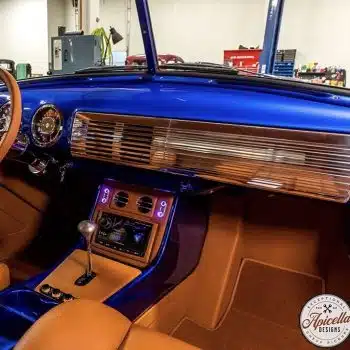 Billet Dash Glove Box & Speaker Grille - 47-53 GMC Chevy Truck — installed