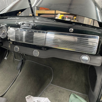 billet-dash-for-advance-design-trucks Billet dash pieces for 47-53 Advance Design Chevy truck, machined finish