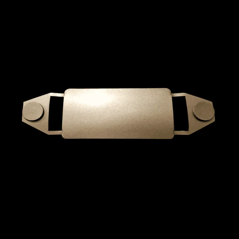 Radio delete filler panel for the dash of a 47-53 GMC Chevy truck