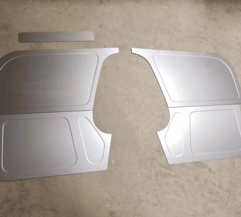 1960-1966 GM / Chevy Truck Bead Rolled Toe Boards - Filler Panels