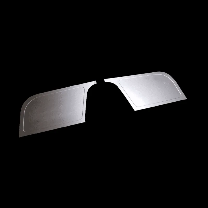 1960-1966 GM / Chevy Truck Bead Rolled Firewall "Tracy" - Filler Panels