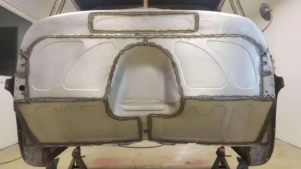 Bead rolled firewall filler panels for 1947-54 GM Chevy truck