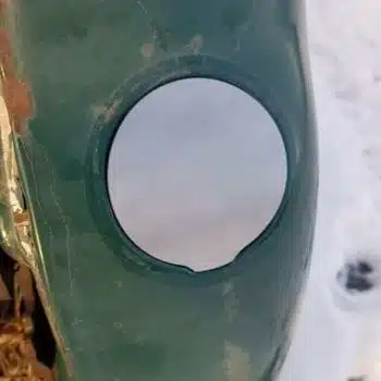 Gas Filler Delete Panel - 67-72 GMC Chevy Truck — installed