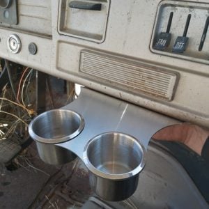 1947-1972 GMC Chevy Truck Cup Holder installed