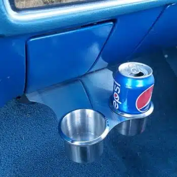 1947-1972 GMC Chevy Truck Cup Holder installed 1973-1987 GMC Chevy Truck Cup Holder installed