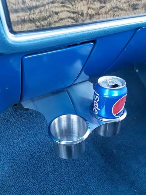 1973-1987 GMC Chevy Truck Cup Holder installed
