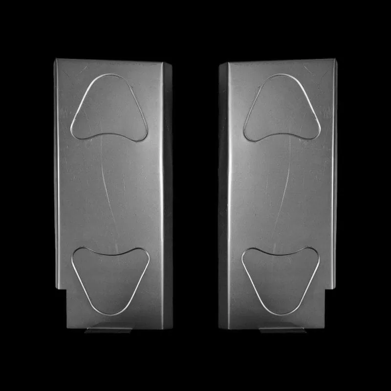 Blank speaker brackets for 47-54 GMC Chevy truck, alternate angle