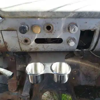 Classic Truck Cup Holder - 55-59 GMC Chevy Truck — installed