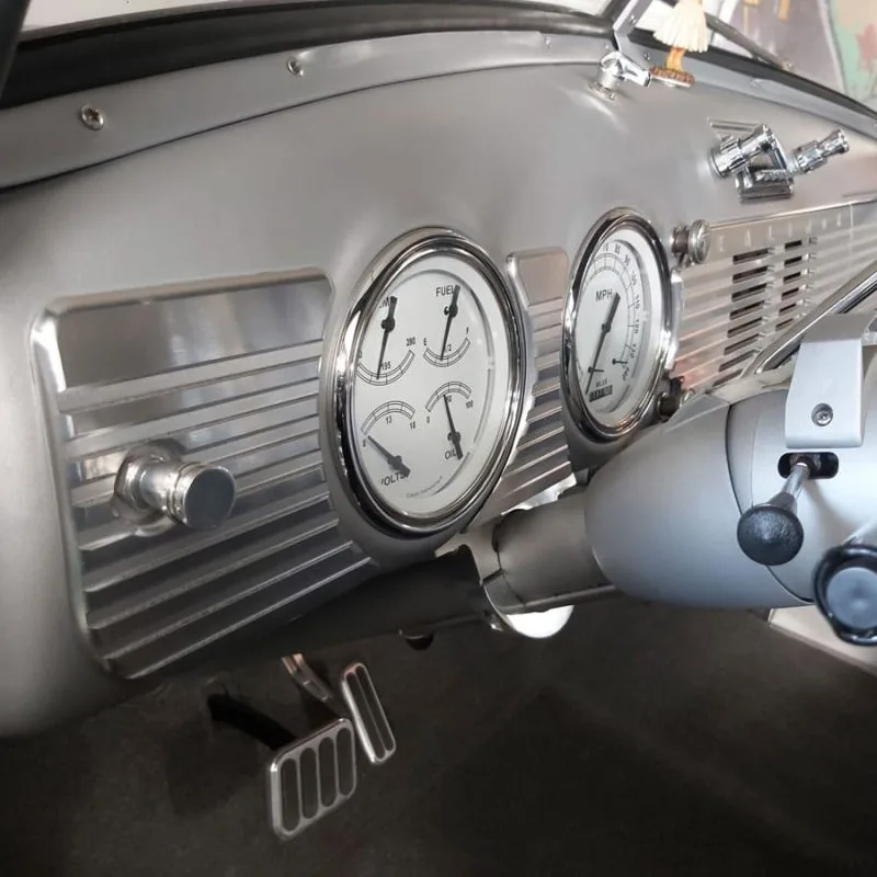 1947-1953 GMC Chevy Truck Phantom Billet Dash LS Fabrication Installed