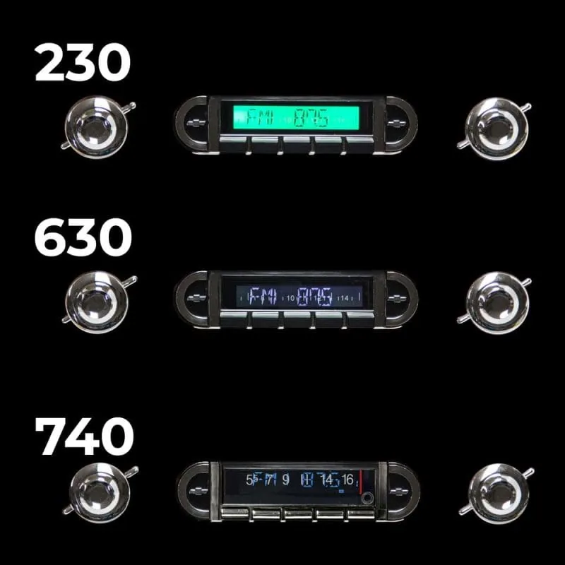 1955-1959 classic vintage truck radio on