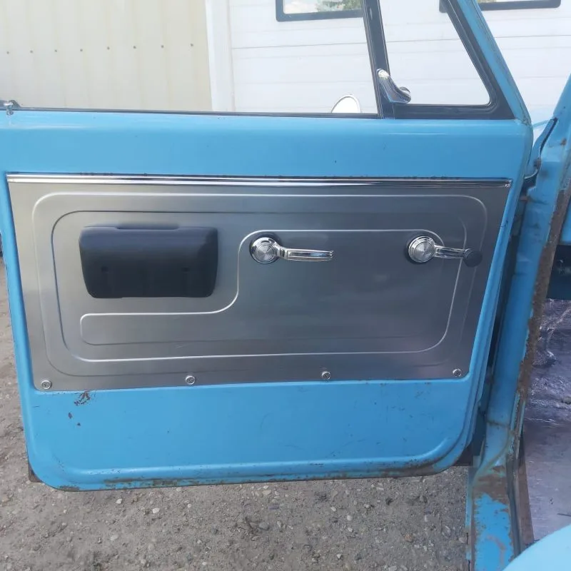 1967-1971 GMC Chevy Truck Suburban Rear Door Panels installed