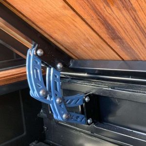 installed billet scissor hinges for trucks aluminum