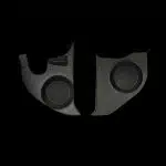 Kick Panel Speakers - 73-79 GMC Chevy Squarebody C10 Truck