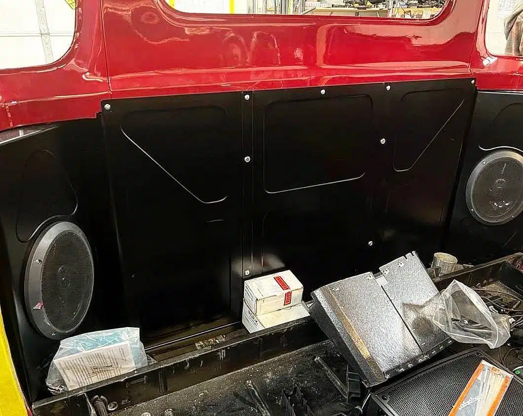 1947-1954 Chevy Truck Behind The Seat Panels installed