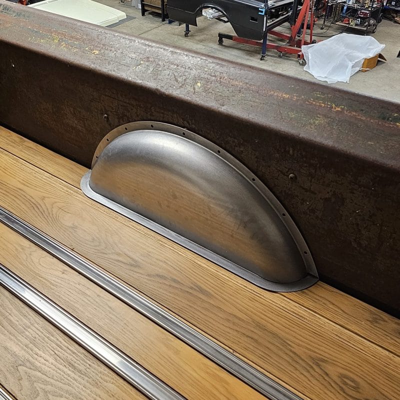 truck bed wheel tubs installed on bedwood 2 truck bed wheel tubs installed on bedwood 2