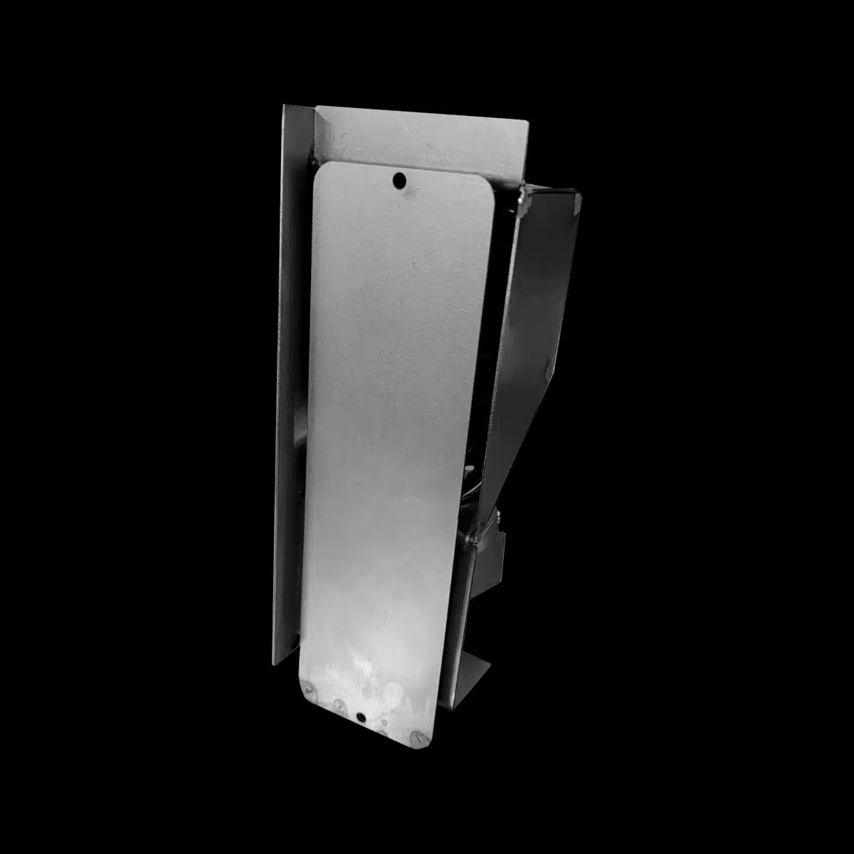 Stainless steel taillight hinge on the 67-72 C10 fuel filler kit