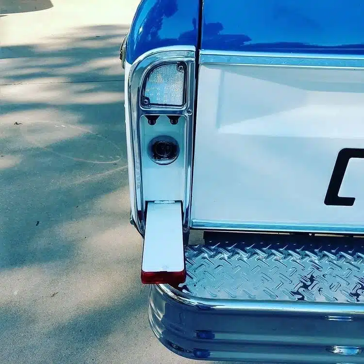 C10 truck upgrades: hidden taillight fuel filler installed on a 1967-72 Chevy truck