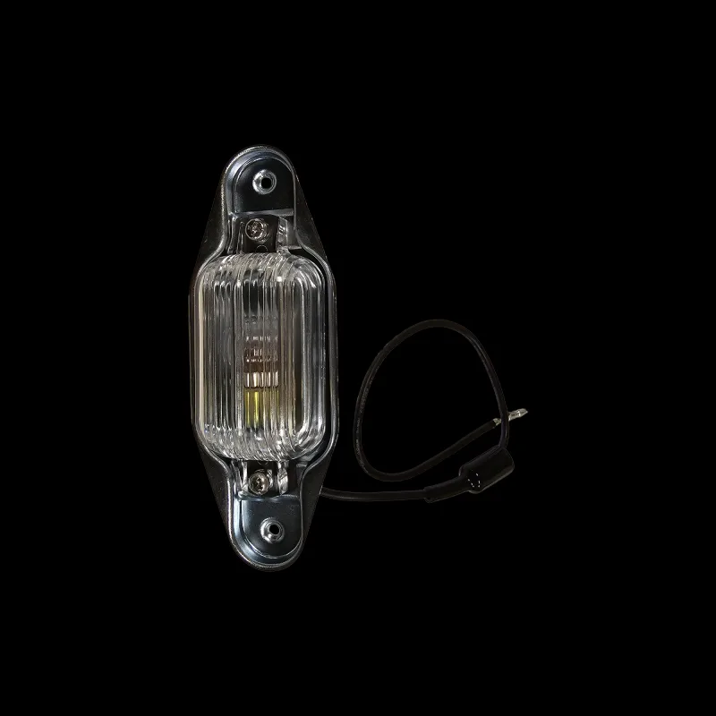 License plate light supplied with the 67-87 GMC Chevy raised plate bracket