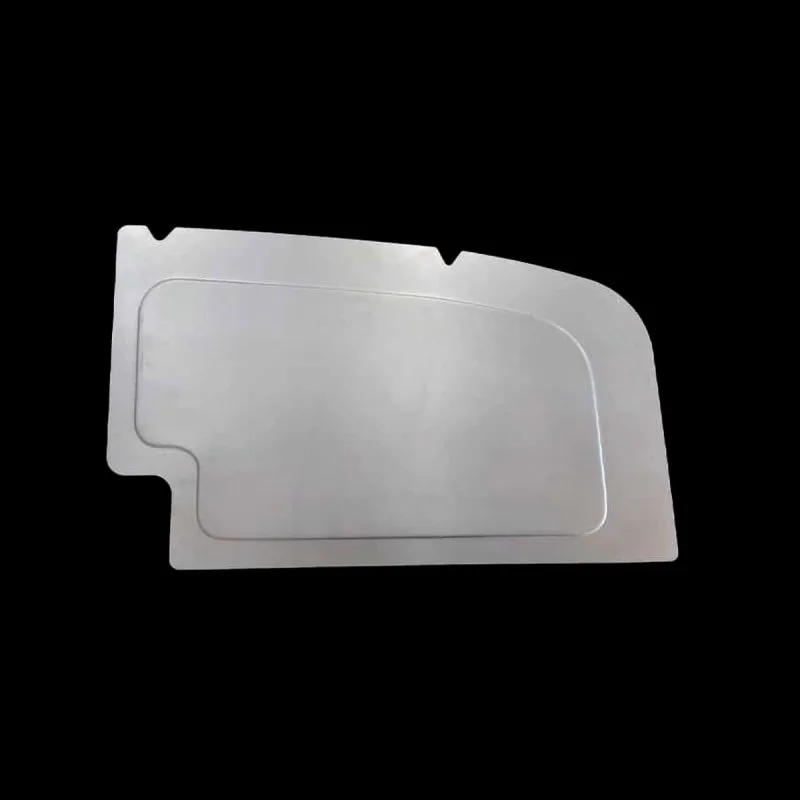Bead rolled firewall for 67-72 Ford F100 with steering column holes