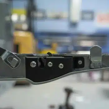 67-72-C10-TAILGATE-LATCH-KIT-installed Tailgate latch kit shown installed on a 67-72 Chevy C10 tailgate