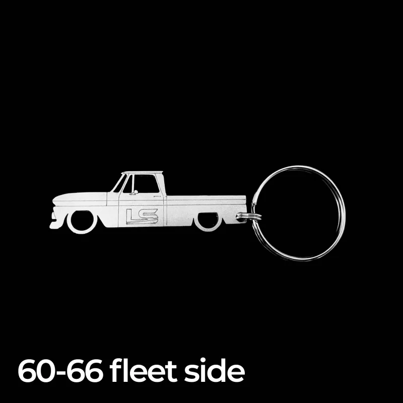 60-66 Chevy GMC fleetside truck keychain from LS Fabrication