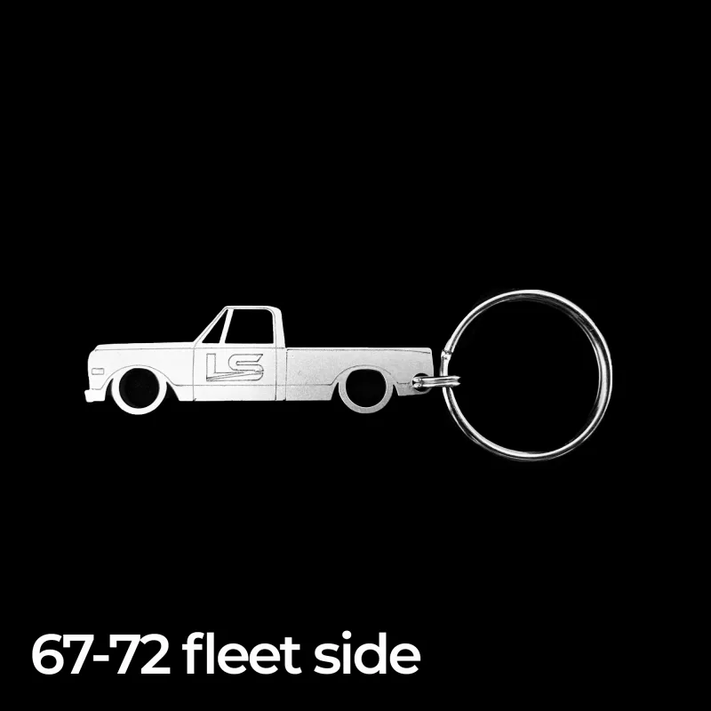 67-72 Chevy GMC fleetside truck keychain from LS Fabrication