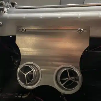 Under Dash AC Vent Brackets - 47-53 GMC Chevy Truck — installed