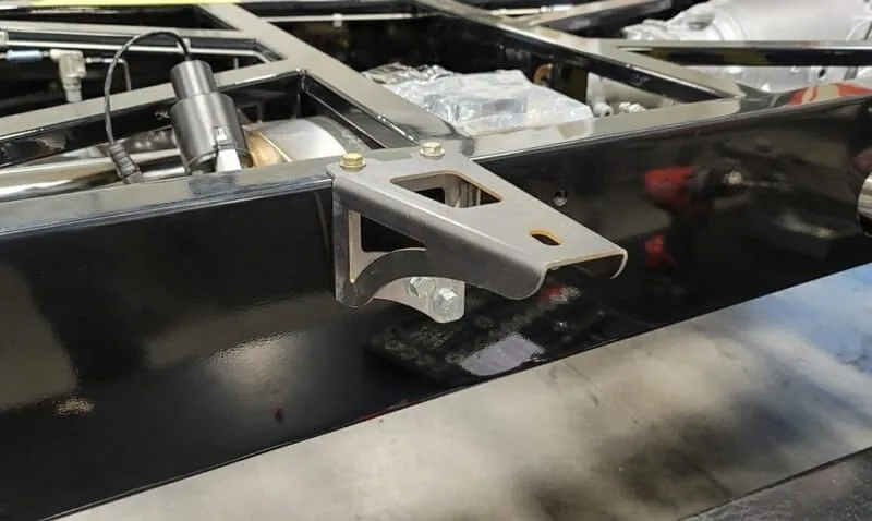 Rear cab mount shown installed on a 1947-1954 GM Chevy truck