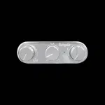 AC Control Panel with Polished Face and Knobs - GMC Chevy Truck