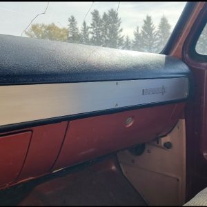 dash insert for 1973-1980 chevy squarebody truck installed