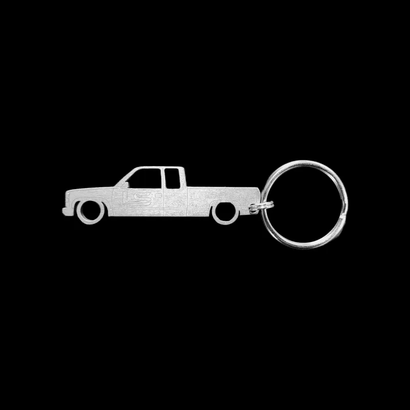 OBS 1988-1998 Chevy GMC truck keychain, alternate angle