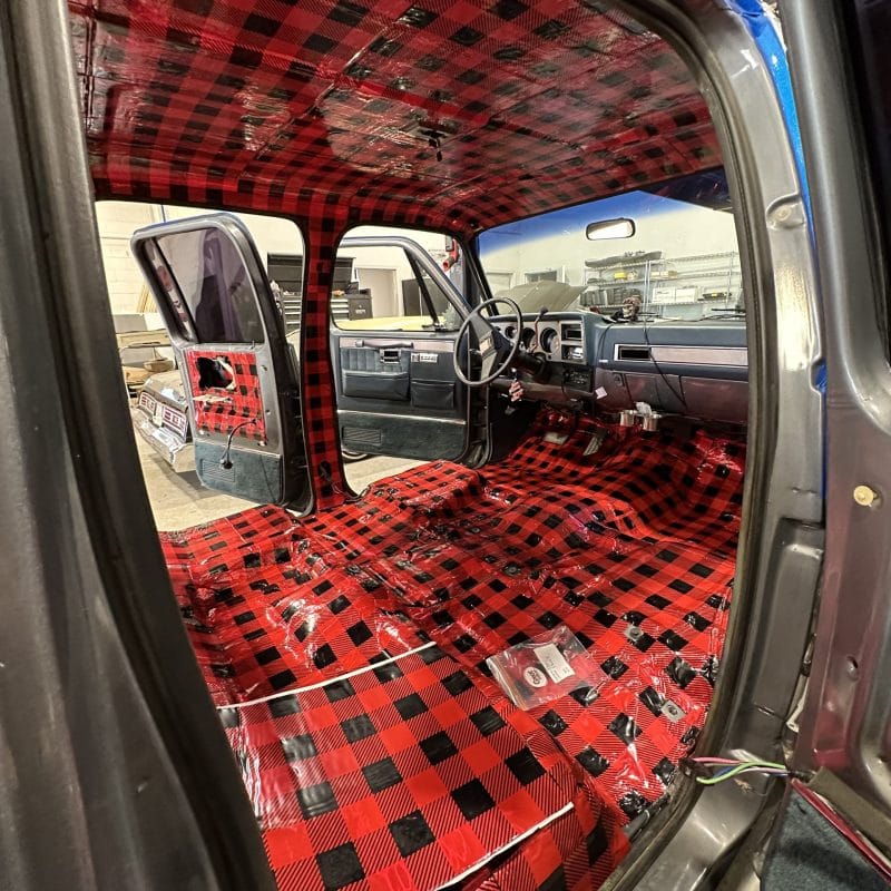 Sound Deadener / Dampener for Chevy Trucks installed Sound Deadener / Dampener for Chevy Trucks installed