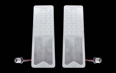 Clear LED Tail Lights – 1967-1972 GMC Chevy Truck
