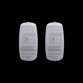 40-LED-Tail-Light-For-1960-66-Chevy-&-GMC-Fleetside-Truck,-Clear-Lens-pair