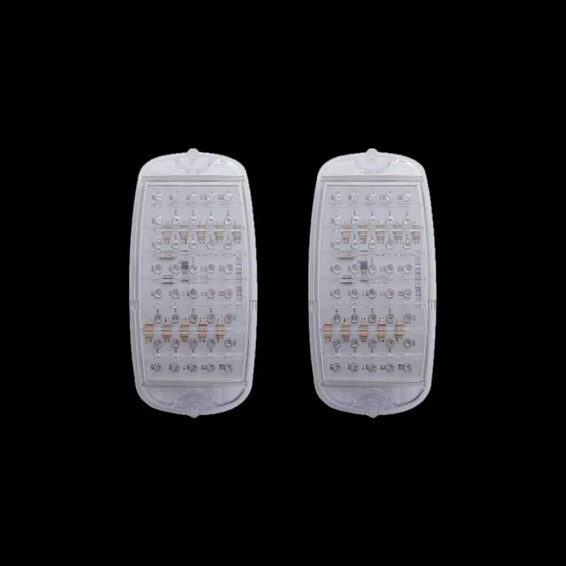 40 LED tail lights with clear lens for 1960-66 Chevy GMC fleetside truck, pair