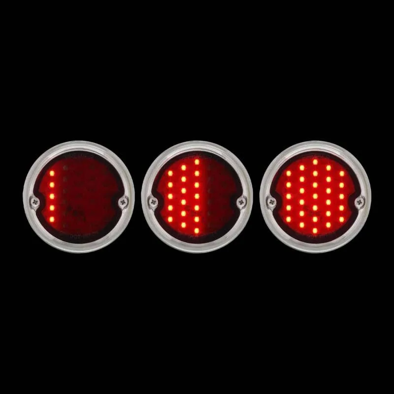 LED sequential tail light for 1954-1959 Chevy truck showing sequence pattern