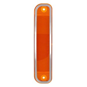 15 Amber LED Side Marker With Stainless Steel Trim For 1973-80 Chevrolet & GMC Truck, Amber Lens 2