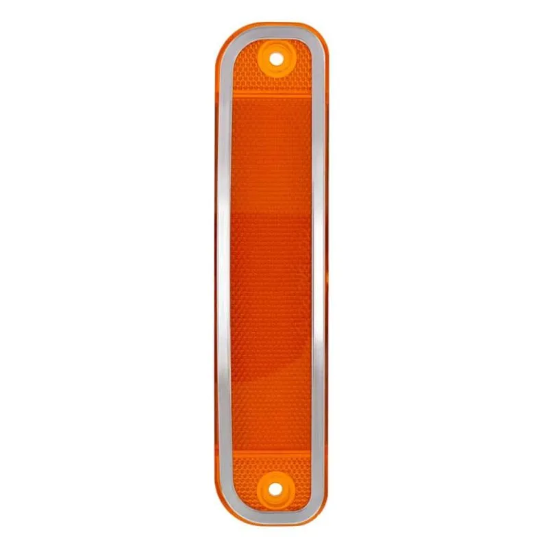 Amber lens LED side marker for 1973-80 Chevy GMC truck, lens face
