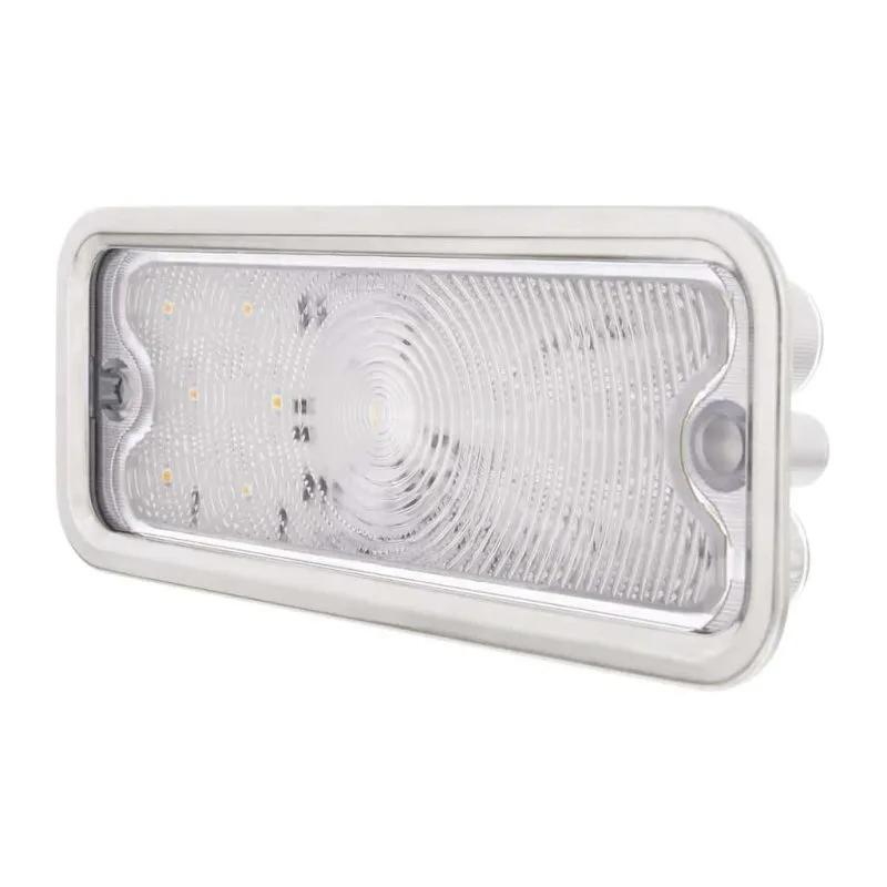 Clear lens LED front parking light for 1973-80 Chevy GMC truck, alternate angle