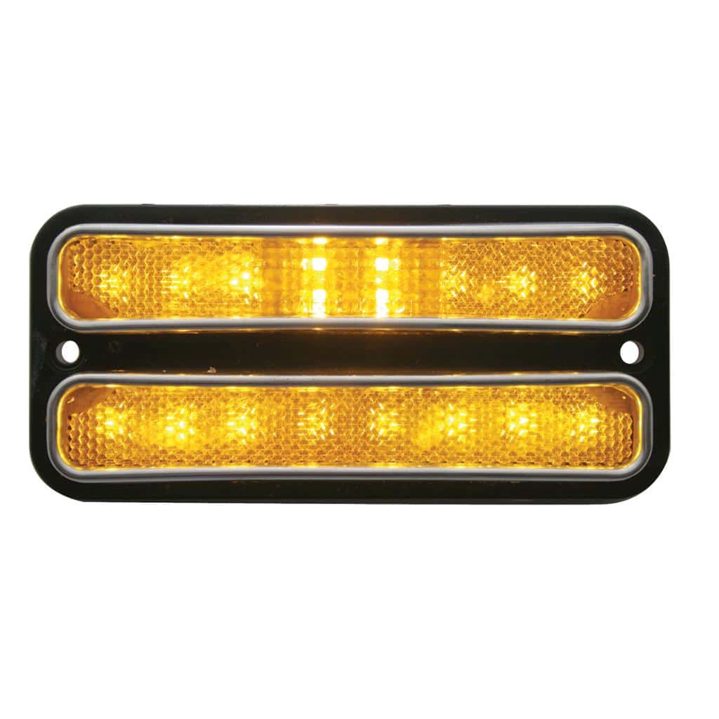 LED Side Marker Lights (Amber Lens) - 1968-1972 GMC Chevy Truck - LS  Fabrication ®