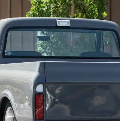 27 LED cargo and brake light shown installed on the truck cab roof