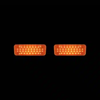 34 Amber LED Parking Light For 1971-72 Chevy Truck, Amber Lens Pair
