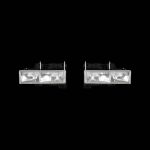 Composite Headlights W/ Bracket - 1990-1998 GMC Chevy Truck