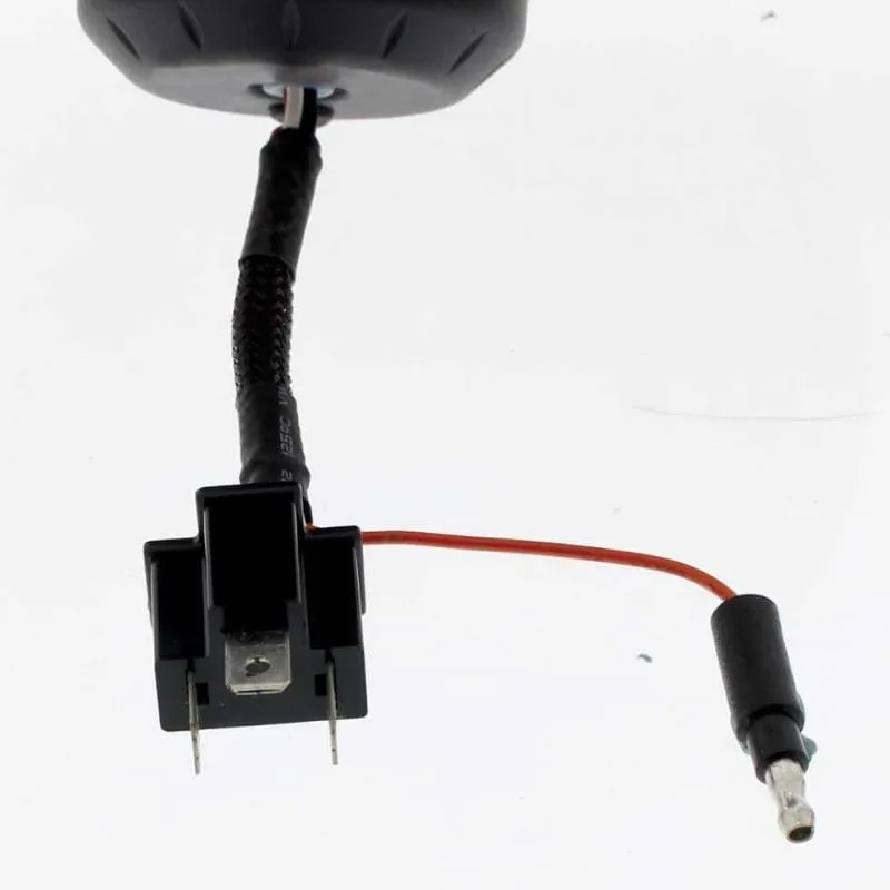 7 inch LED headlight lens and reflector, close-up detail