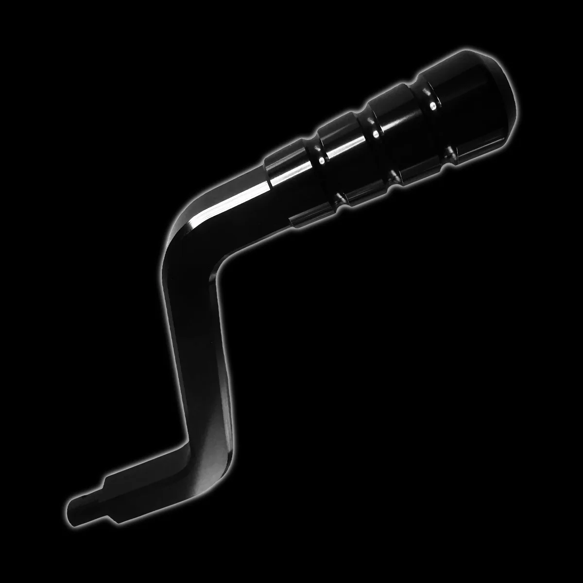 Black anodized billet shift lever for 95-99 GMC Chevy OBS truck